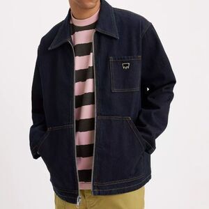 Levi's Skateboard Denim Garage Jacket Mens XL Work Chore NWT Dark Wash Jean Coat